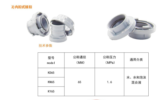 內(nèi)扣式接口 KD65適用介質(zhì)，怎么購買性價比高